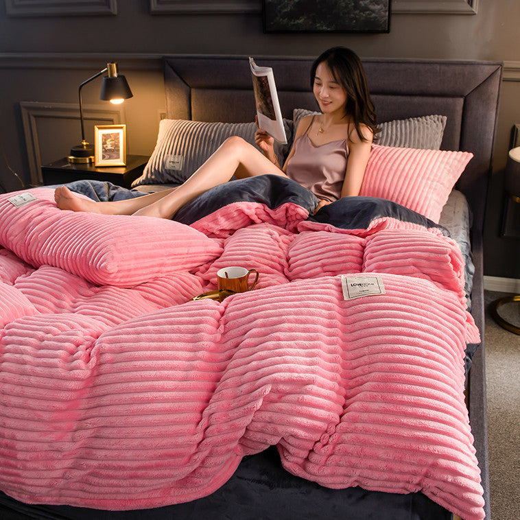 Luxury Corduroy Cloud Comforter Set – Ultra-Soft, All-Season Blanket in Multiple Colors & Sizes