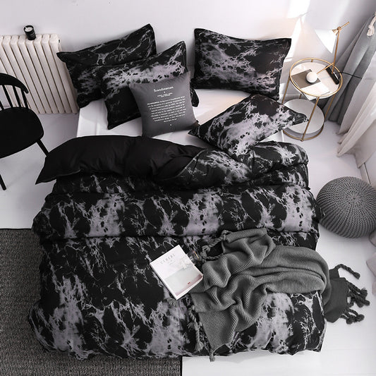One Piece Cotton Duvet Cover Set – Soft, Modern Bedding in Bold Monochrome Designs